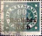 Sellos de Europa - Alemania -  Intercambio nxrl 1,10 usd 60 pf. 1920