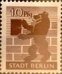 Stamps Germany -  Intercambio nxrl 0,20 usd 10 pf. 1945