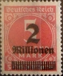 Stamps Germany -  Intercambio 0,20 usd 2000000 sobre 5000 marcos 1923