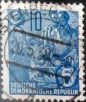 Stamps Germany -  Intercambio 0,20 usd 10 pf. 1955