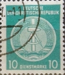 Sellos de Europa - Alemania -  Intercambio 0,20 usd 10 pf. 1954