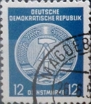 Stamps Germany -  Intercambio 0,20 usd 12 pf. 1954