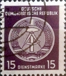 Sellos de Europa - Alemania -  Intercambio 0,20 usd 15 pf. 1954