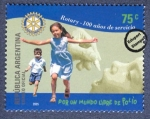 Sellos de America - Argentina -  100º aniversario del Rotary Internacional