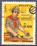 Stamps : America : Bolivia :  Homenaje al Boy Scout Boliviano