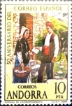 Stamps : Europe : Andorra :  Intercambio fdxa 0,35 usd 10 pesetas 1978