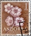 Stamps : Europe : Andorra :  Intercambio fdxa 0,60 usd 1 peseta 1966