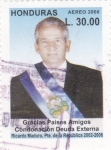 Stamps Honduras -  Presidente Ricardo Maduro