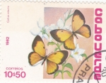 Stamps : Africa : Cape_Verde :  Mariposas