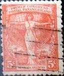 Stamps Argentina -  Intercambio 0,20 usd 5 cents. 1921