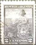 Sellos de America - Argentina -  Intercambio 0,30 usd 2 cents. 1899