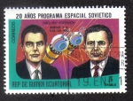 Stamps Equatorial Guinea -  20 Años de Programa Espacial Sovietico 