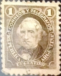 Stamps : America : Argentina :  1 cents. 1890