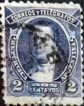 Stamps America - Argentina -  Intercambio 0,50 usd 2 cents. 1890