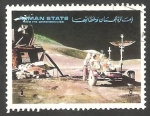 Stamps United Arab Emirates -  Ajman - Vehículos lunares