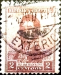 Sellos de America - Argentina -  Intercambio 0,25 usd 2 cents. 1917