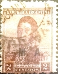 Sellos de America - Argentina -  Intercambio 0,25 usd 2 cents. 1917