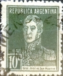 Stamps Argentina -  Intercambio 0,25 usd 10 cents. 1923