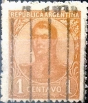 Stamps Argentina -  Intercambio 0,30 usd 1 cents. 1908
