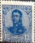 Stamps Argentina -  Intercambio 0,30 usd 12 cents. 1909