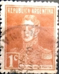 Stamps Argentina -  Intercambio 0,25 usd 1 cents. 1923