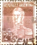 Stamps Argentina -  Intercambio 0,25 usd 2 cents. 1923