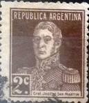 Stamps : America : Argentina :  2 cents. 1923