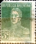 Sellos de America - Argentina -  Intercambio 0,30 usd 3 cents. 1923