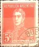 Stamps : America : Argentina :  5 cents. 1923