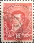Stamps Argentina -  Intercambio 0,50 usd 10 cents. 1892