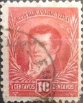 Sellos de America - Argentina -  Intercambio 0,50 usd 10 cents. 1892