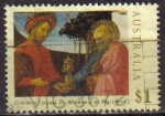 Stamps Australia -  Australia 1994 Scott 1394 Sello º Navidad Pintor Giovanni Toscani San José recibiendo el Incienso