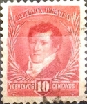 Sellos de America - Argentina -  Intercambio 0,50 usd 10 cents. 1892