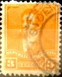 Stamps Argentina -  Intercambio 0,30 usd 3 cents. 1895