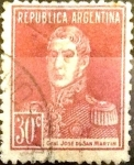 Stamps Argentina -  Intercambio 0,25 usd 30 cents. 1923