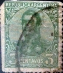 Stamps Argentina -  Intercambio 0,40 usd 3 cents. 1908