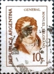 Sellos de America - Argentina -  Intercambio 0,20 usd 10 cents. 1973