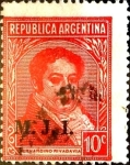 Stamps Argentina -  Intercambio 0,20 usd 10 cents. 1935