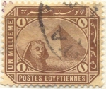 Stamps Africa - Egypt -  Piramide y Esfinge
