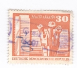 Stamps Germany -  Halle