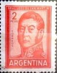 Sellos de America - Argentina -  Intercambio 0,20 usd 2 pesos 1961