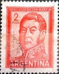 Stamps Argentina -  Intercambio 0,20 usd 2 pesos 1961