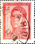 Stamps Argentina -  Intercambio 0,20 usd 4 pesos 1962