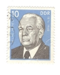 Stamps Germany -  Wilhelm Pieck 1876-1960