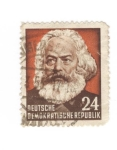 Stamps Germany -  Karl Marx