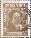 Sellos de America - Argentina -  Intercambio 0,20 usd 10 cents. 1942