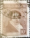 Stamps Argentina -  Intercambio 0,20 usd 10 cents. 1942