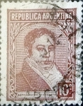 Stamps Argentina -  Intercambio 0,20 usd 10 cents. 1942