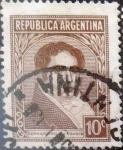 Stamps Argentina -  Intercambio 0,20 usd 10 cents. 1942