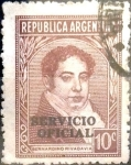 Sellos de America - Argentina -  Intercambio 0,20 usd 10 cents. 1939